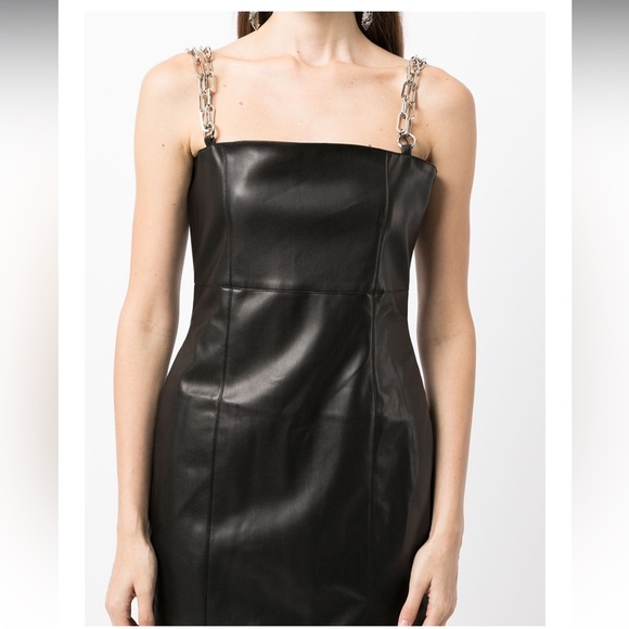 NWT Rokh- Metal Chain Mini Dress- Size 36/ US 2-4 - Picture 1 of 14